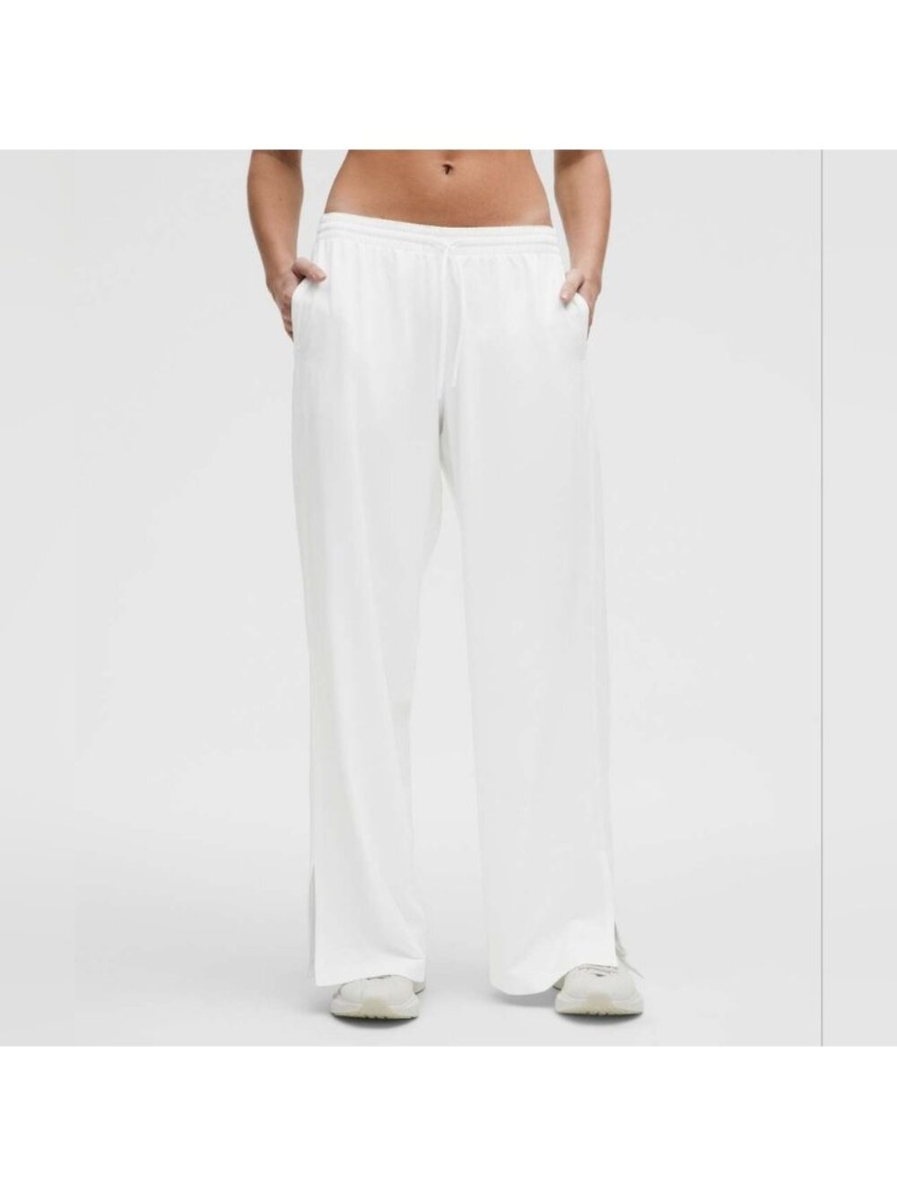 Lululemon Court Rival Wide-Leg Track Pant *RegularWhite / White